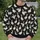 White Goose Motifs for Playful Everyday Streetwear and Casual Couple Weekend Outings All-over Print Knitted Sweater - 6