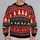 Christmas Reindeer and Snowflake Motifs for Cozy Holiday Gatherings and Festive Gifting All-over Print Knitted Sweater - 2