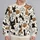 Playful Black Cat and Tan Feline Motifs for Casual Autumn Streetwear Looks All-over Print Knitted Sweater - 2
