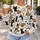 Playful Black Cat and Tan Feline Motifs for Casual Autumn Streetwear Looks All-over Print Knitted Sweater - 5