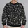 Monochrome Skull And Splatter Motif For Alternative Streetwear And Halloween Nights All-over Print Knitted Sweater - 2
