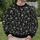 Monochrome Skull And Splatter Motif For Alternative Streetwear And Halloween Nights All-over Print Knitted Sweater - 6