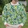 Tropical Green Leaves And Berries For Fresh Botanical Everyday Style All-over Print Knitted Sweater - 6