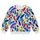 Bold Abstract Brushstroke Color Fields For Creative Everyday Style And Weekend Wear All-over Print Knitted Sweater - 4