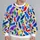 Bold Abstract Brushstroke Color Fields For Creative Everyday Style And Weekend Wear All-over Print Knitted Sweater - 2