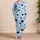 Black Heart Silhouette Sleepwear Set for Cozy Summer Nights and Lounge Time For Women Satin Pajamas Set - 4