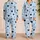 Black Heart Silhouette Sleepwear Set for Cozy Summer Nights and Lounge Time For Women Satin Pajamas Set - 2