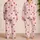 Blush Pink Heart Stripe Sleepwear Set for Cozy Nights and Sweet Lounging Moments Satin Pajamas Set - 2