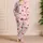 Blush Pink Heart Stripe Sleepwear Set for Cozy Nights and Sweet Lounging Moments Satin Pajamas Set - 4