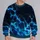 Electric Blue Lightning And Deep Ocean Currents For Bold Streetwear And Night Out Style All-over Print Knitted Sweater - 4