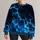 Electric Blue Lightning And Deep Ocean Currents For Bold Streetwear And Night Out Style All-over Print Knitted Sweater - 3