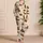 Dachshund Heart Motif Loungewear for Cozy Evenings and Gift Giving for Dog Lovers Satin Pajamas Set - 4