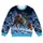 Santa Riding a Reindeer Beneath Starlit Snowy Pines for Christmas Celebrations All-over Print Knitted Sweater - 4