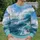 Aerial Turquoise Ocean Waves For Coastal Walks And Relaxed Weekend Getaways By The Sea All-over Print Knitted Sweater - 6