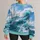 Aerial Turquoise Ocean Waves For Coastal Walks And Relaxed Weekend Getaways By The Sea All-over Print Knitted Sweater - 1