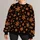 Glowing Orange Snowflakes For Festive Winter Nights And Cozy Holiday Gatherings All-over Print Knitted Sweater - 1
