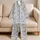 Minimalist Butterfly Bow Lounge Style For Cozy Nights, Gift For Women And Teens Daily Satin Pajamas Set - 5