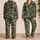 Woodland Camo Style For Cozy Nights, Lounging, And Casual Weekend Wear At Home For Women Satin Pajamas Set - 2