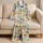 Retro Coastal Crab And Fish Resort Style For Summer Getaways, Cozy Nights, And Gifting Satin Pajamas Set - 5