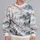 Blossoming Cherry Branches And Misty Blue Peaks For Serene Springtime Nature Escapes All-over Print Knitted Sweater - 4