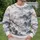 Blossoming Cherry Branches And Misty Blue Peaks For Serene Springtime Nature Escapes All-over Print Knitted Sweater - 8