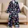 Pastel Goth Skull Floral Relaxed Homewear For Cozy Evenings Gift Giving For Women Satin Pajamas Set - 5