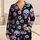 Pastel Goth Skull Floral Relaxed Homewear For Cozy Evenings Gift Giving For Women Satin Pajamas Set - 1