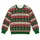 Christmas Reindeer And Snowflake Holiday Motifs For Festive Winter Celebrations All-over Print Knitted Sweater - 4
