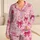 Blush Pink Bow Motif for Cozy Nights, Sleepovers, and Gift Giving for Bow Lovers Satin Pajamas Set - 1