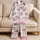 Heart Doodle Set for Cozy Valentine Nights, Sweet Gifts, and Relaxed Days At Home Satin Pajamas Set - 5