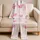 Y2K Valentine 67 Pink Bow Accent for Sweetheart Lounging and Sleepwear Gift Women Satin Pajamas Set - 5