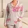 Y2K Valentine 67 Pink Bow Accent for Sweetheart Lounging and Sleepwear Gift Women Satin Pajamas Set - 1