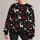 Red White Reindeer And Snowflake Motif For Christmas Parties And Winter Celebrations All-over Print Knitted Sweater - 1