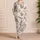Blush Rose Blooms On Ivory For Relaxed Evenings And Weekend Comfort All Season At Home Satin Pajamas Set - 4