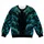 Twin Teal Dragon Heads for Dark Fantasy Nights and Everyday Streetwear Style Fans All-over Print Knitted Sweater - 6