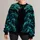 Twin Teal Dragon Heads for Dark Fantasy Nights and Everyday Streetwear Style Fans All-over Print Knitted Sweater - 3