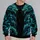 Twin Teal Dragon Heads for Dark Fantasy Nights and Everyday Streetwear Style Fans All-over Print Knitted Sweater - 4