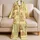 Cute Capybara Milk Tea Lounge Look For Cozy Sleepovers, Gifts, Everyday Comfort Satin Pajamas Set - 5