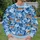 Blue Tiger and Tropical Foliage for Travel Adventures and Everyday Nature Lovers All-over Print Knitted Sweater - 6