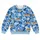 Blue Tiger and Tropical Foliage for Travel Adventures and Everyday Nature Lovers All-over Print Knitted Sweater - 4
