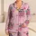Sweet 67 Heart And Star Birthday Lounge Gift For Girls Cozy Home Wear Celebration Satin Pajamas Set - 1