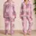 Sweet 67 Heart And Star Birthday Lounge Gift For Girls Cozy Home Wear Celebration Satin Pajamas Set - 2