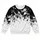 Black And White Shattered Crystal Fade For Modern Streetwear And Everyday Casual Style All-over Print Knitted Sweater - 4