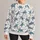 Sea Turtle And Seashell Motifs For Coastal Everyday Wear All-over Print Knitted Sweater - 3