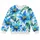 Blue Watercolor Tropical Flowers For Bright Weekend Outings And Relaxed Everyday Style All-over Print Knitted Sweater - 4