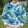 Blue Watercolor Tropical Flowers For Bright Weekend Outings And Relaxed Everyday Style All-over Print Knitted Sweater - 6