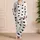 Black Heart And Polka Dot Cozy Valentine Lounge Look For Home Relaxing Everyday Wear Satin Pajamas Set - 4