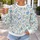 Colorful Botanical Leaves for Outdoor Walks and Relaxed Weekends with Nature Lovers All-over Print Knitted Sweater - 5