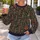 Folk Mask And Geometric Motifs For Creative Everyday Wear And Artful Street Style All-over Print Knitted Sweater - 5