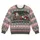 Festive Opossum Holiday Chaos for Christmas Parties and Cozy Winter Celebrations Together All-over Print Knitted Sweater - 4